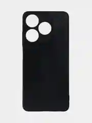 Черный чехол для Tecno Spark 10 / 10C, Техно Спарк 10 / 10С, силиконовый, под карбон