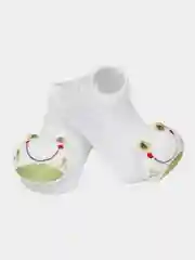 Зеленый носочки для новорожденных с игрушкой