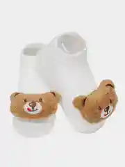 Коричневый носочки для новорожденных с игрушкой