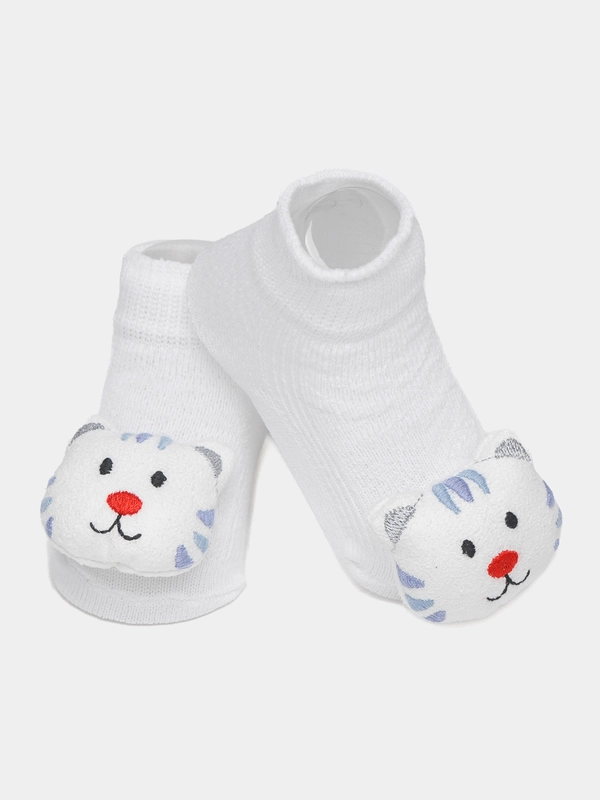 Носочки для новорожденных с игрушкой