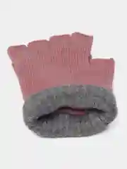 Лавандовый перчатки варежки женские, митенки утепленные