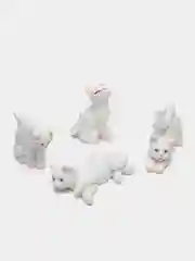 Белый сувенирный набор. Кошки