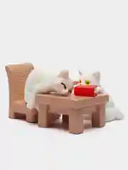 Коричневый сувенирный набор. Кошки