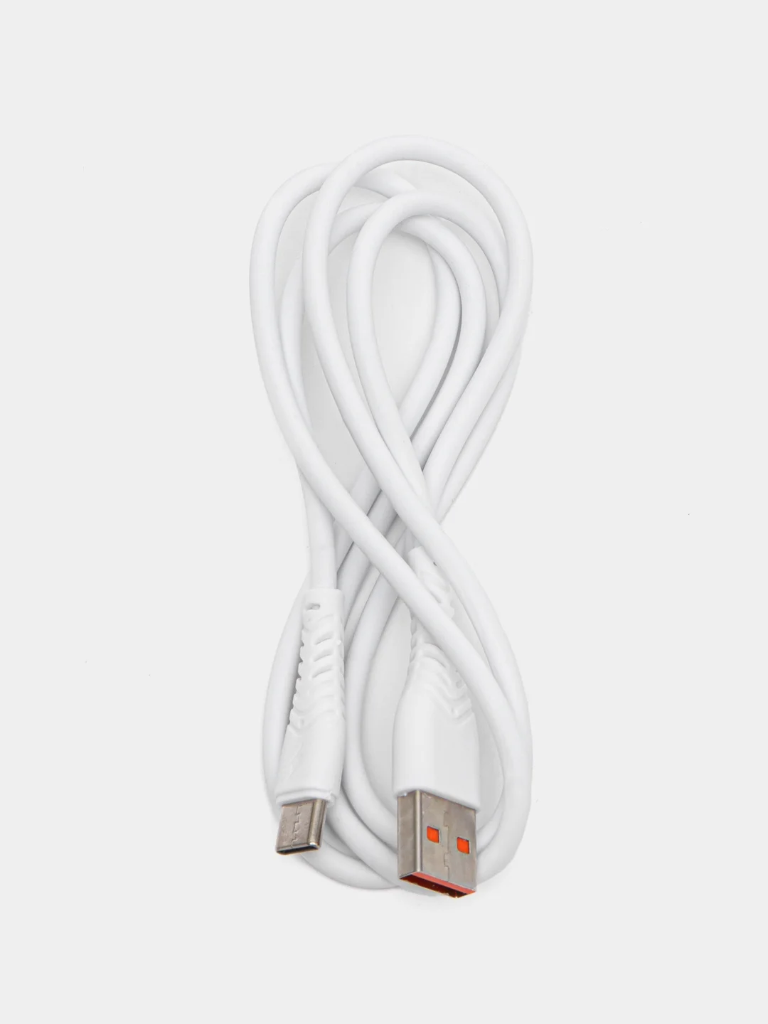 Белый кабель USB / Type-C для быстрой зарядкой