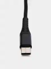 Черный кабель USB / Type-C для быстрой зарядкой