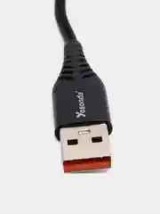 Черный кабель USB / Type-C для быстрой зарядкой