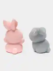 Розовый зайчики