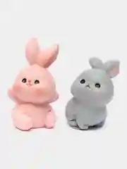Розовый зайчики