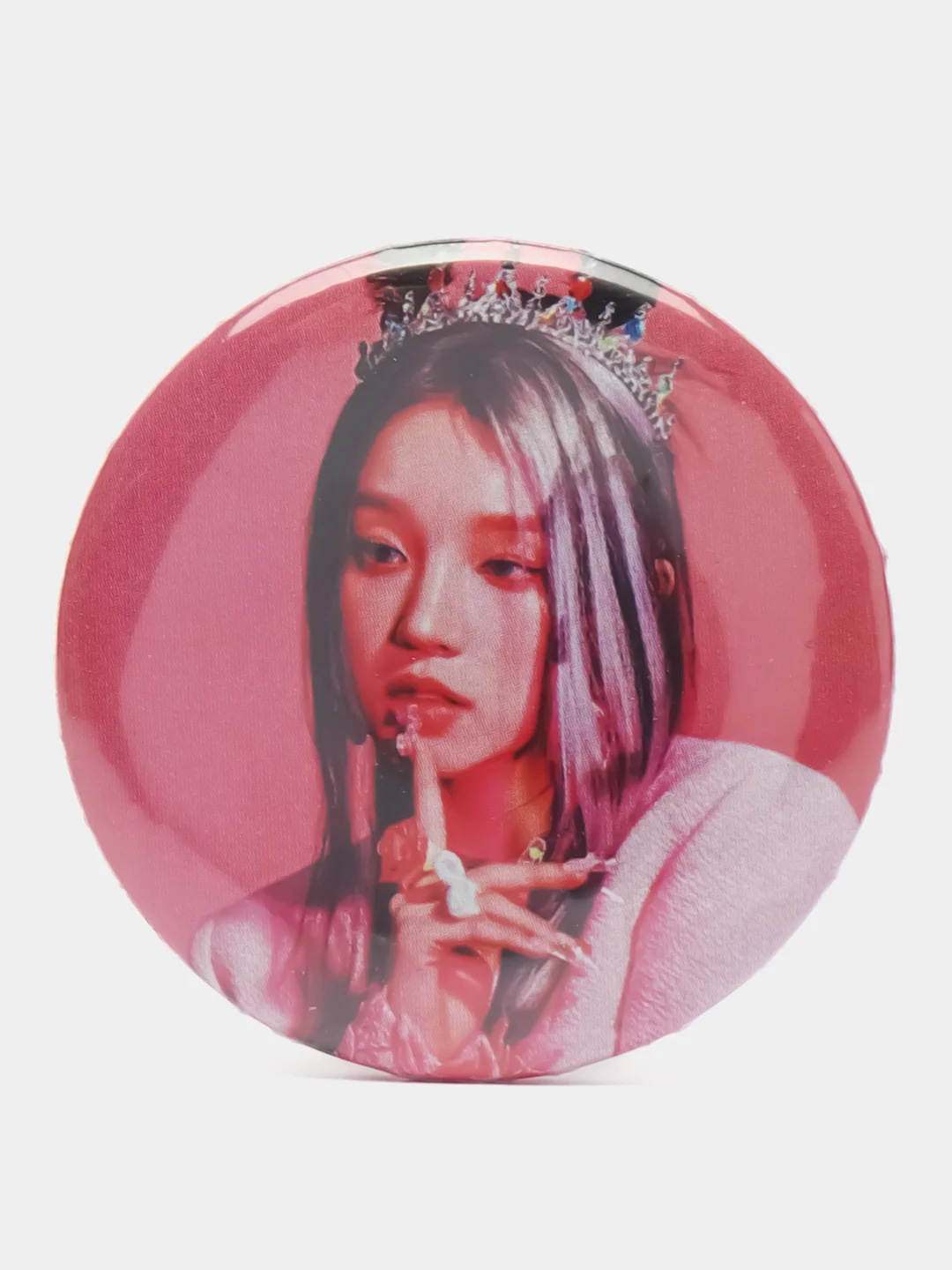 Коралловый значок (G)I-dle Джи айдл, g-idle, значки, кпоп, kpop, k-pop, значок на портфель