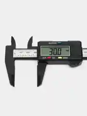 Серебряный штангенциркуль электронный с LCD дисплеем цифровой 150 мм