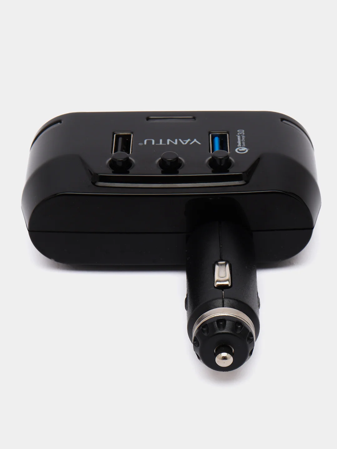 Разветвитель прикуривателя на 2 розетки 2 USB 3A