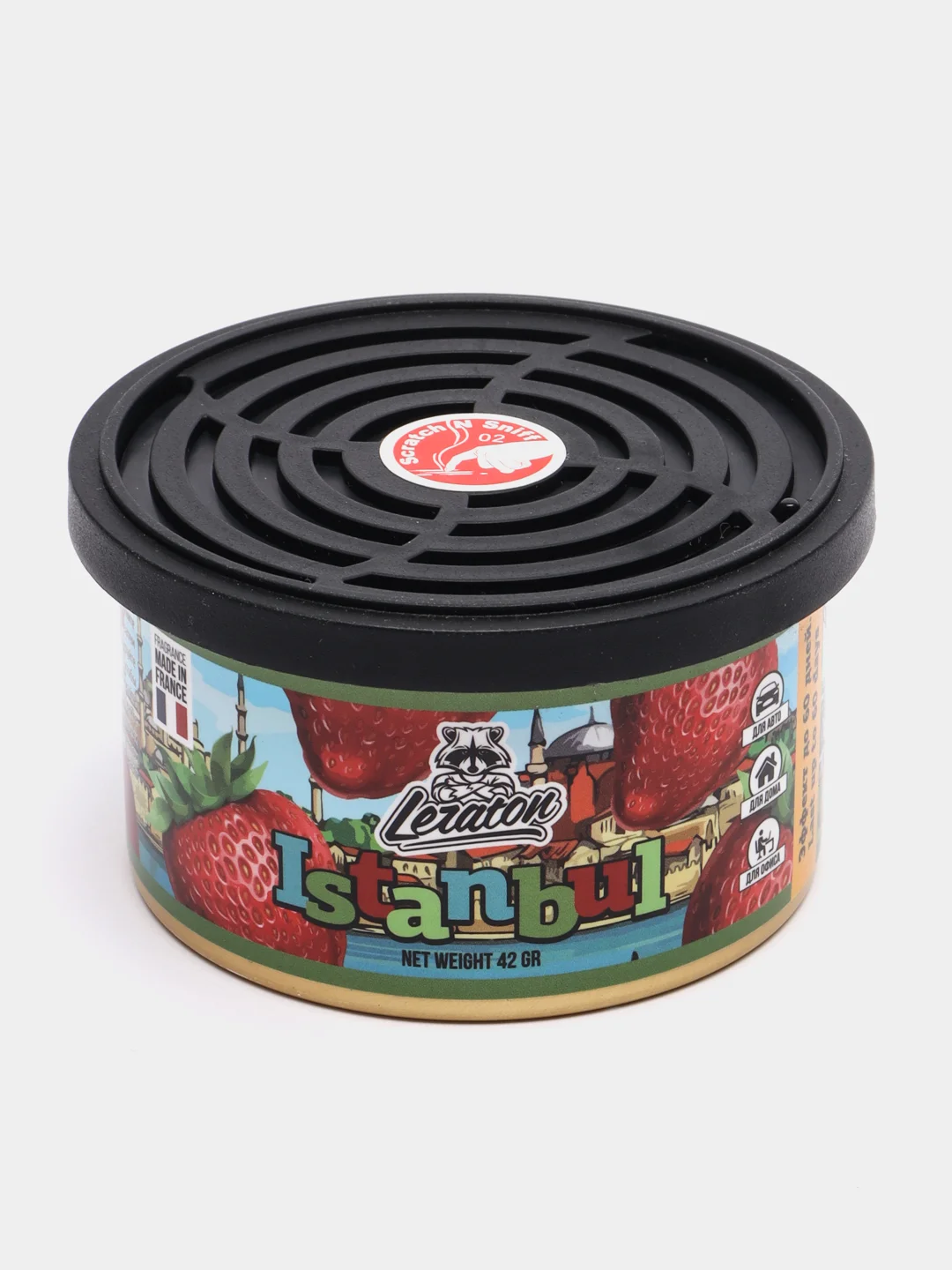 Ароматизатор для автомобиля в банке LERATON Istanbul (Strawberry/Клубника)