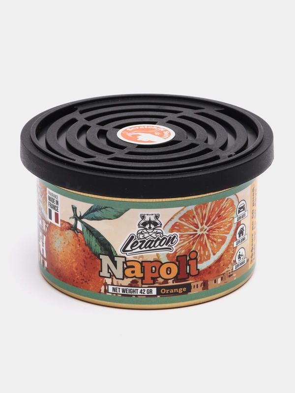 Ароматизатор для автомобиля в банке LERATON Napoli (Orange/Апельсин)