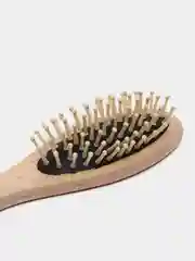Белый расчёска массажная, Деревянная