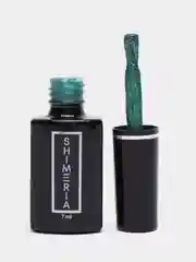 Зеленый гель лак для ногтей светоотражающий SHIMERIA DIAMOND, 7мл