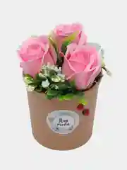 Конфетный букет из мыльных роз , подарочный набор на Новый год, букет из мыльных цветов