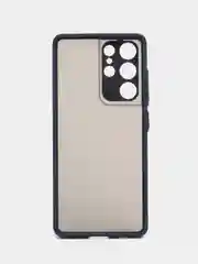 Морской чехол Samsung Galaxy S21 Ultra, Самсунг Галакси С21 Ультра, матовый, с цветными кнопками