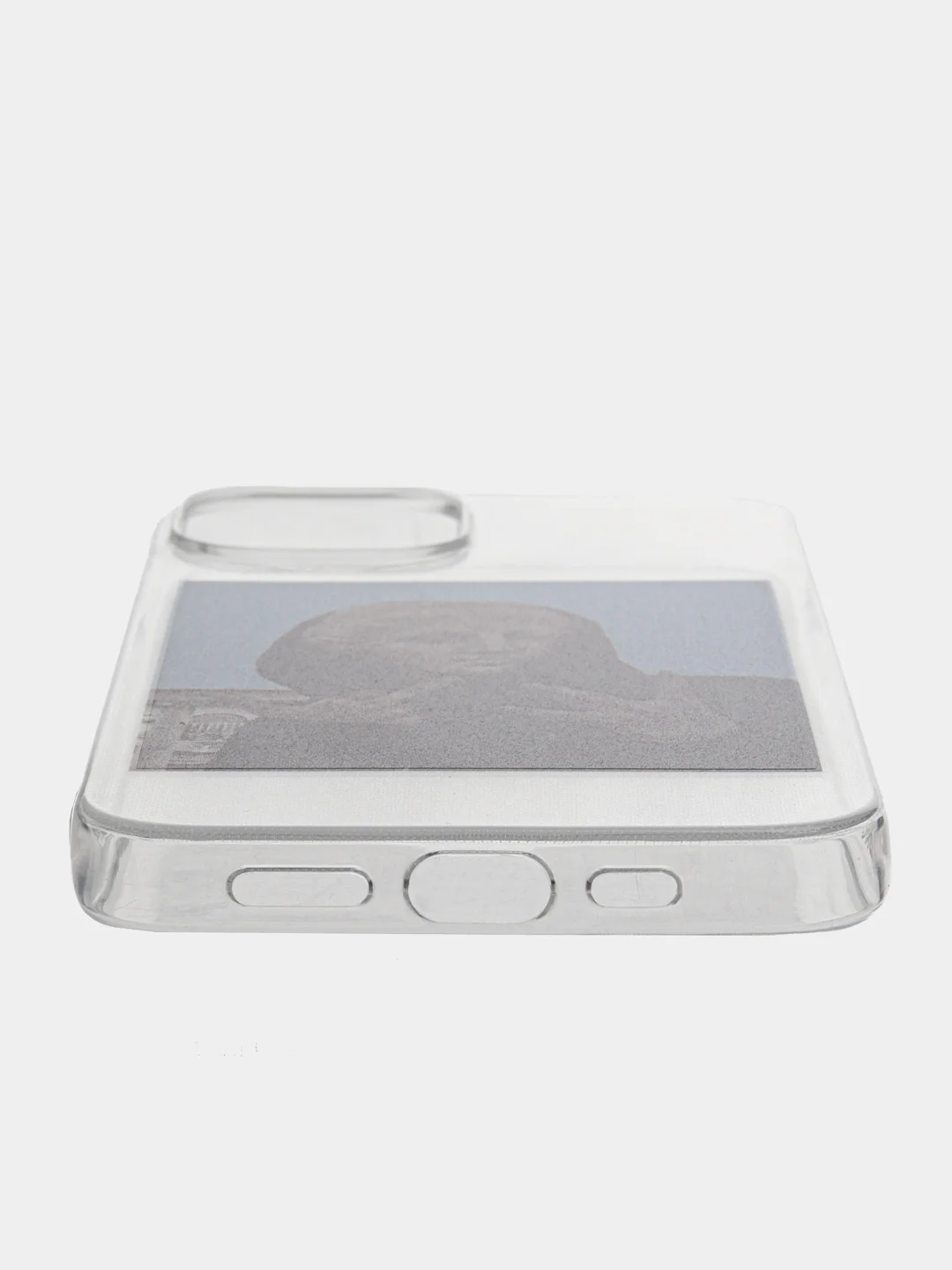 Бежевый прозрачный чехол для iPhone 15/14/13/12/11/Pro/Max/Mini/Plus/Xr/Xs/X/7+/8/SE, с принтом