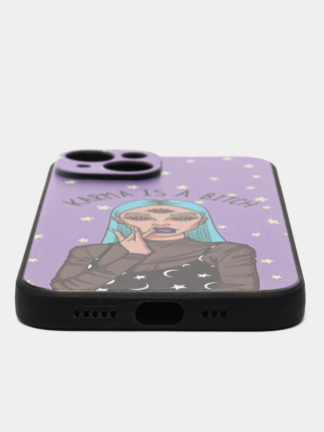 Пурпурный чехол для iPhone 15/14/13/12/11/Pro/Max/Mini/Plus/Xr/Xs/X/7+/8/SE, с принтом