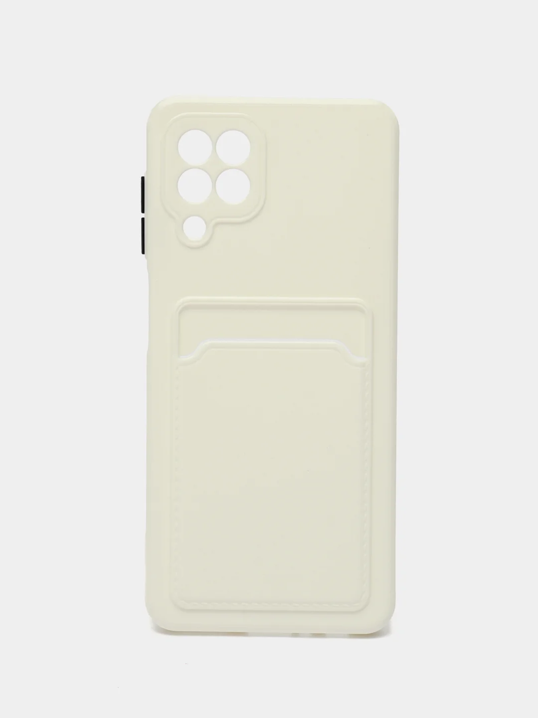 Белый чехол Samsung Galaxy A22 4G/M32 4G/M22 4g/F22, с карманом для карт