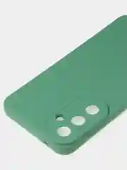 Зеленый чехол для Samsung A55 книжка из кожи, накладка (бампер)