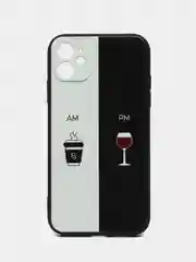 Бирюзовый чехол для iPhone 15 14 13 12 11 Pro Max Mini Plus Xr Xs X 7 8 SE +, с принтом, с рисунком
