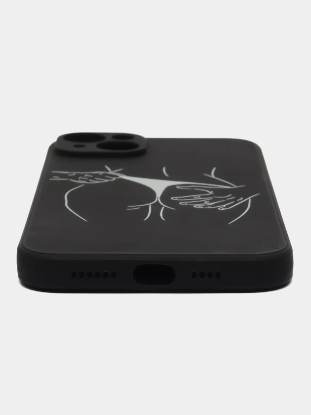 Бронзовый силиконовый чехол для iPhone 15 14 13 12 11 Pro Max Mini Plus XR XS X 7 8+ SE2 с принтом
