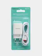 Блок питания с кабелем micro-USB, СЗУ 2,1A, универсальный зарядный адаптер, зарядка