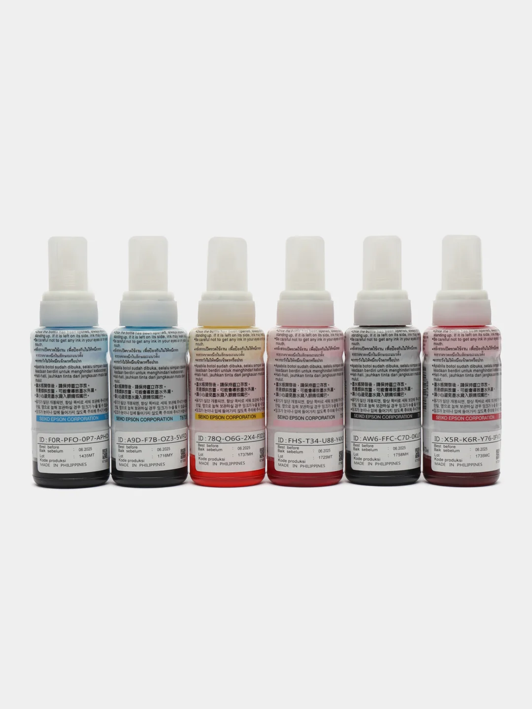 Комплект Чернила EPSON 673 BK,M,C,Y,LM,LC для принтеров Epson L800, L805, L810, L1800
