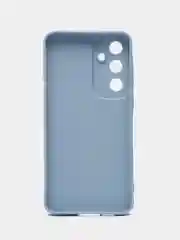Голубой силиконовый чехол Samsung Galaxy A55 (Самсунг Галакси А55)  с защитой камеры
