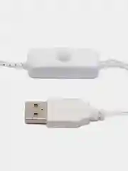 Кремовый светильник неоновый (USB в комплекте)