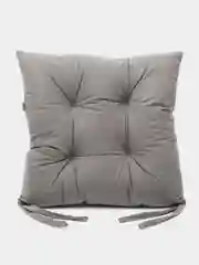 Серебряный подушка на стул Матех Velours, 42 х 41 см