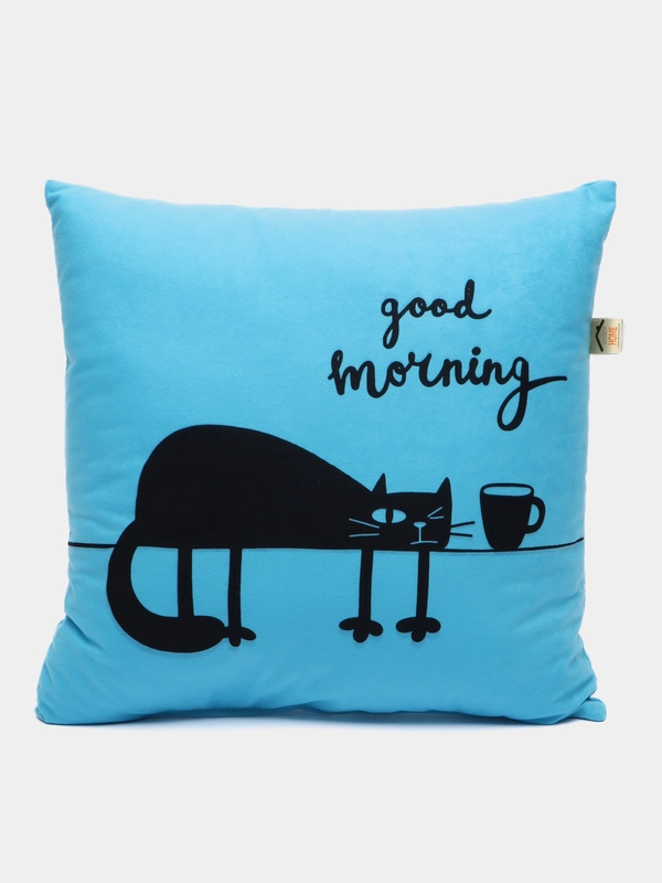 Подушка декоративная МАТЕХ MEOW. GOOD MORNING 35*35 см