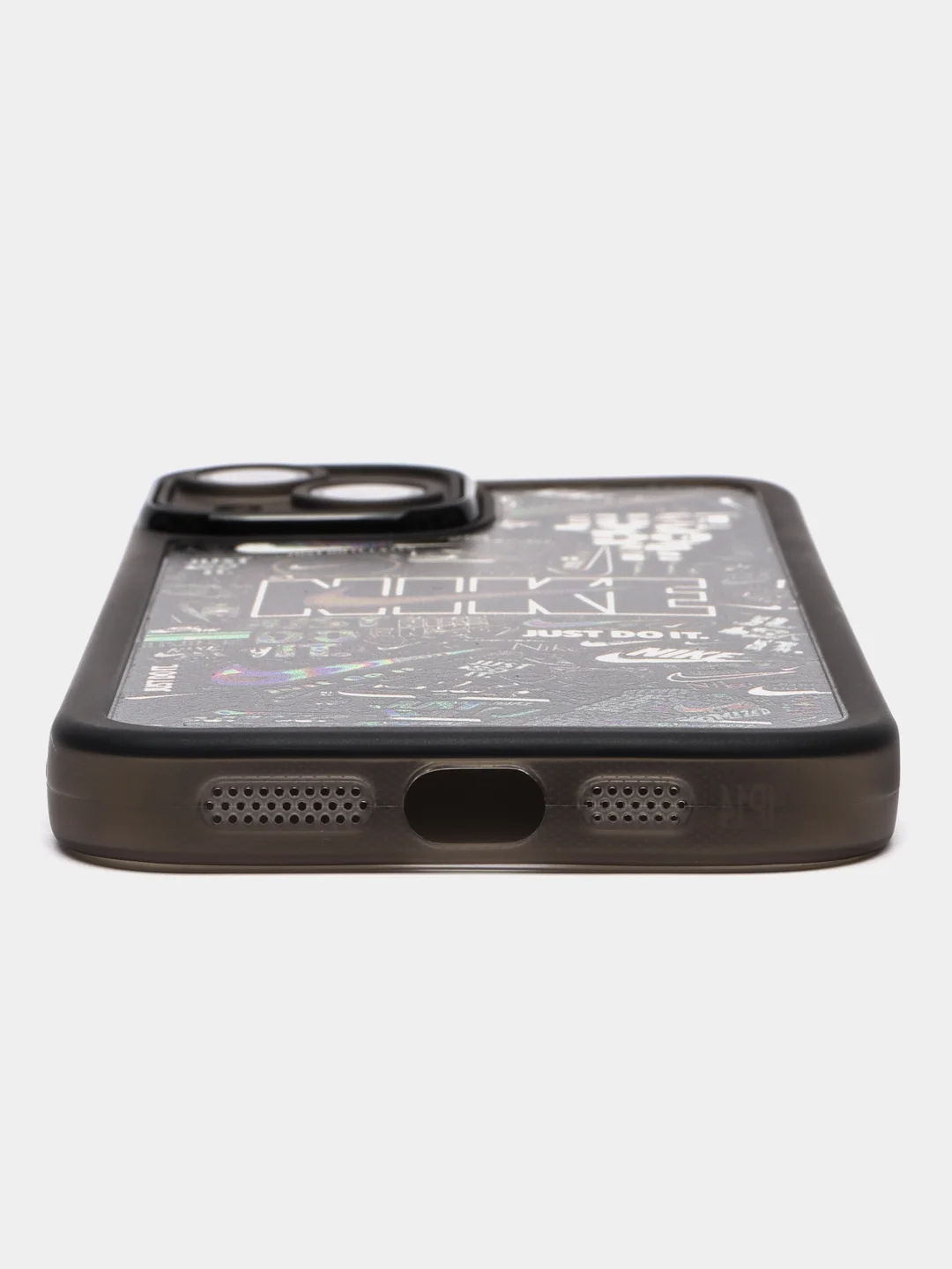 Угольный чехол для айфон (iPhone) 11, 12, 13, 14, 15 Pro Max, 7, 8 Plus, X / XS / XR, силиконовый
