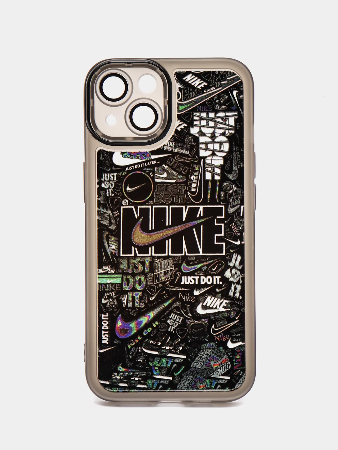 Угольный чехол для айфон (iPhone) 11, 12, 13, 14, 15 Pro Max, 7, 8 Plus, X / XS / XR, силиконовый