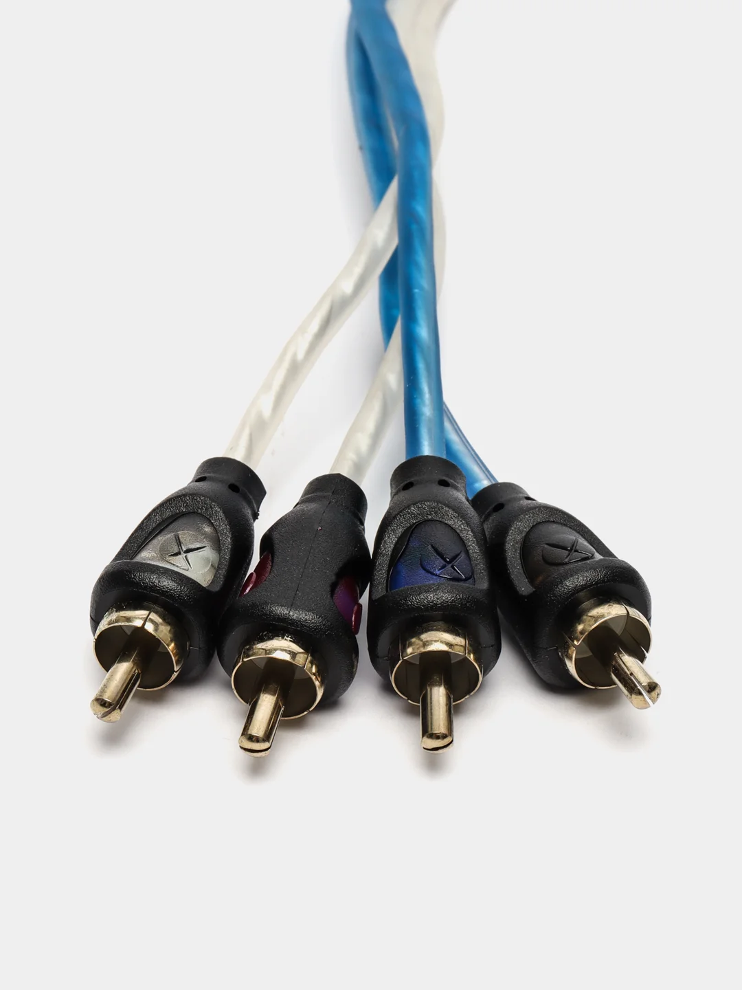 Провода для сабвуфера CrystalCarAudio BASE 4RCA 5 м, межблочные