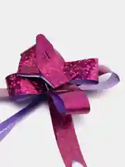 Бордовый бант для оформления подарка, микс