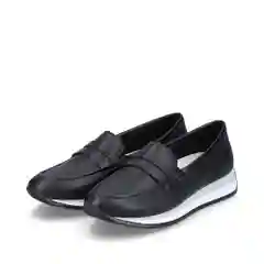 Черный лоферы женские Remonte