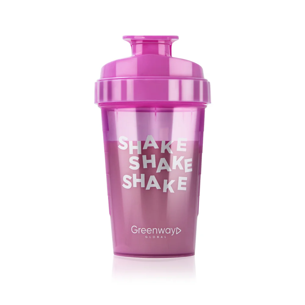 Розовый шейкер для удобного смешивания коктейлей SHAKE