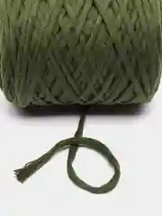 Зелёный хаки шнур для макраме 80% хлопок 100 м/ 3 мм/ хаки/ шпагат для плетения панно