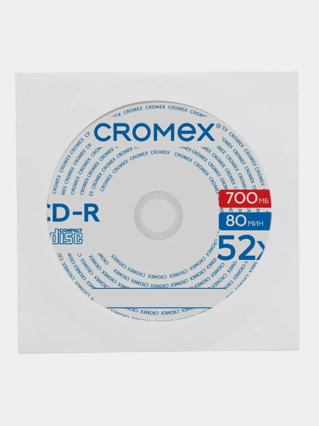 Диски cd-r в бумажном конверте