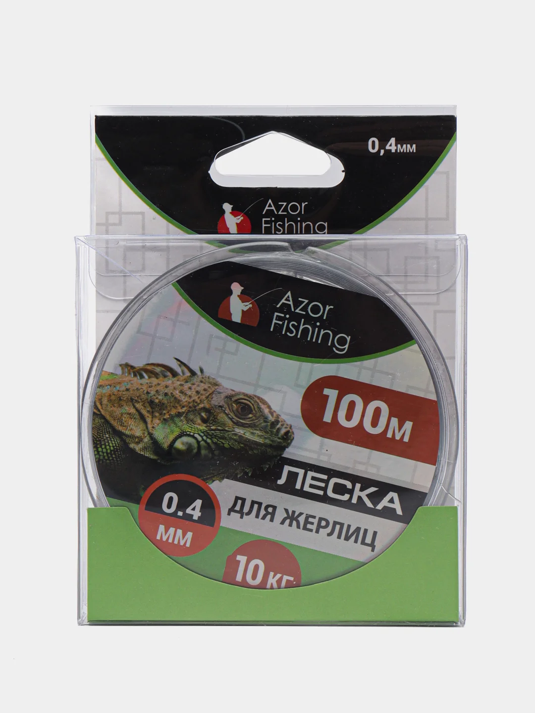 Леска для жерлиц, 100м, 0,4мм, 9кг