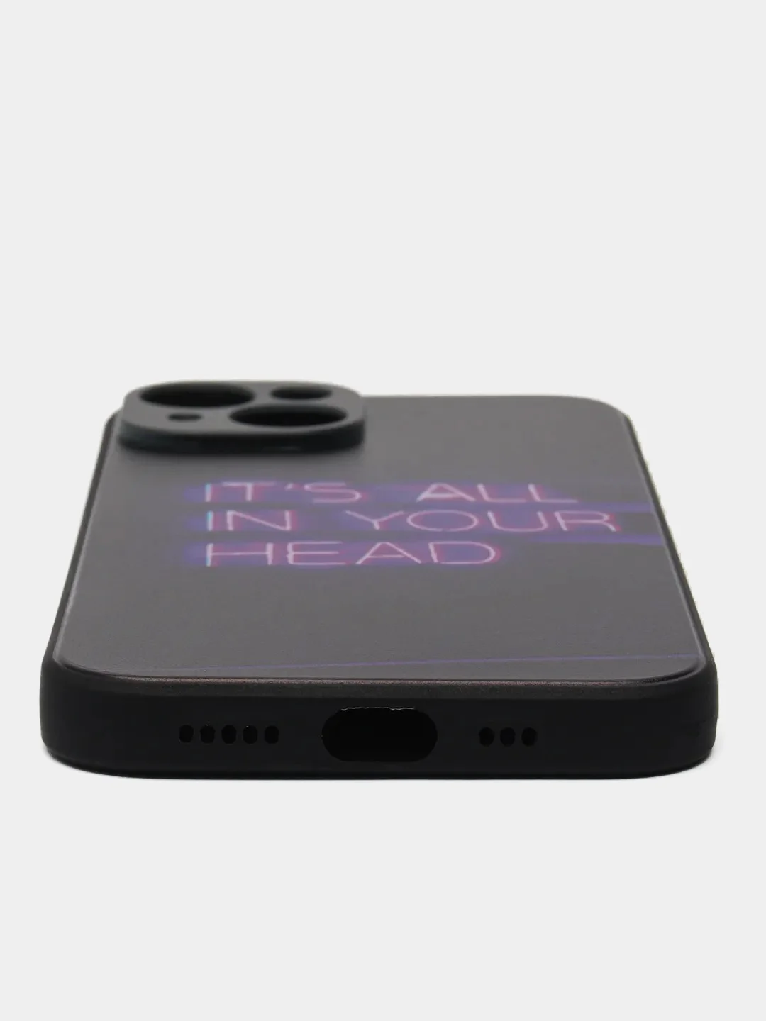 Серый чехол для iPhone 15/14/13/12/11/Pro/Max/Mini/Plus/Xr/Xs/X/7+/8/SE, с принтом