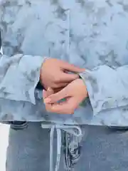 Голубой рубашка женская, вельвет