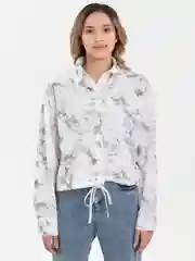 Белый рубашка женская, вельвет