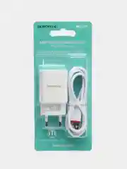 Белый блок питания с кабелем micro-USB, СЗУ 2,1A, универсальный зарядный адаптер, зарядка