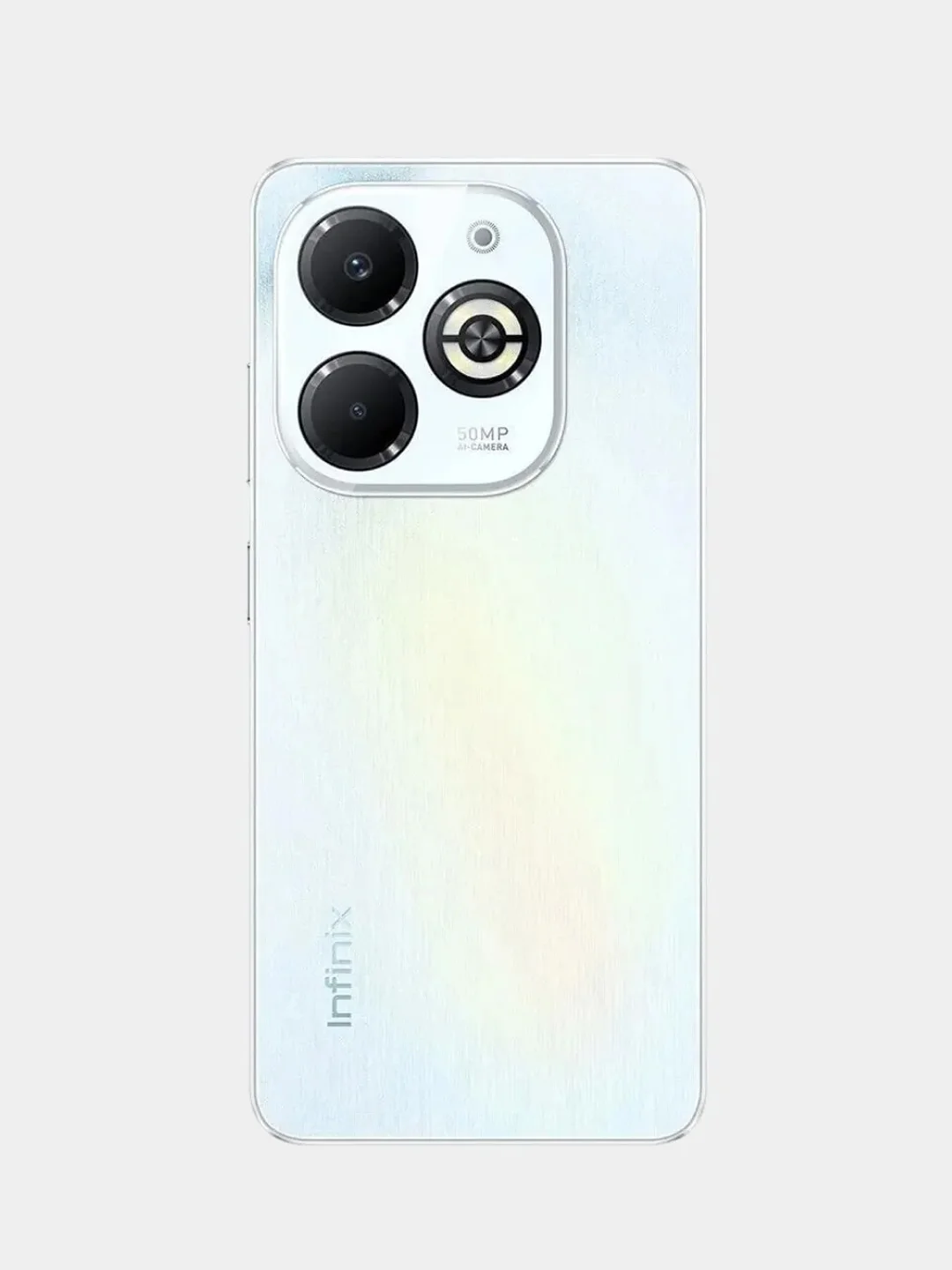 Белый смартфон Infinix SMART 8 Plus 4/128ГБ