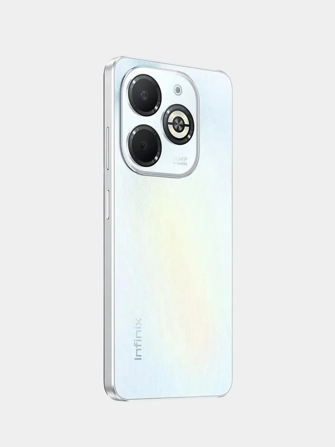 Белый смартфон Infinix SMART 8 Plus 4/128ГБ