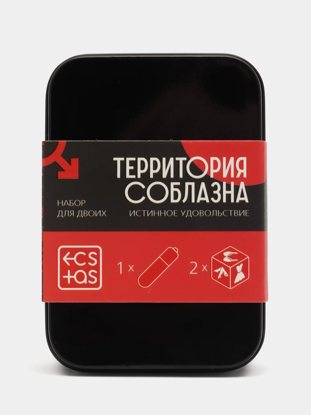 Вибропуля в наборе "Территория соблазна. Истинное удовольствие", 2 неон кубика, вибропуля