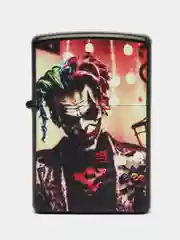 Алый зажигалка классическая, бензиновая